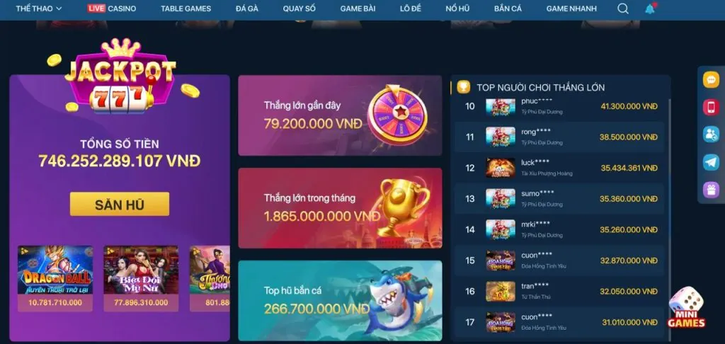 Hoàn trả hàng ngày cho game bắn cá 3wim